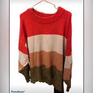 A New Day Different Colored Sweater : Size 2XL